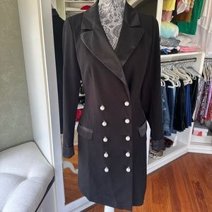 Venus tuxedo dress with pearl buttons size 6